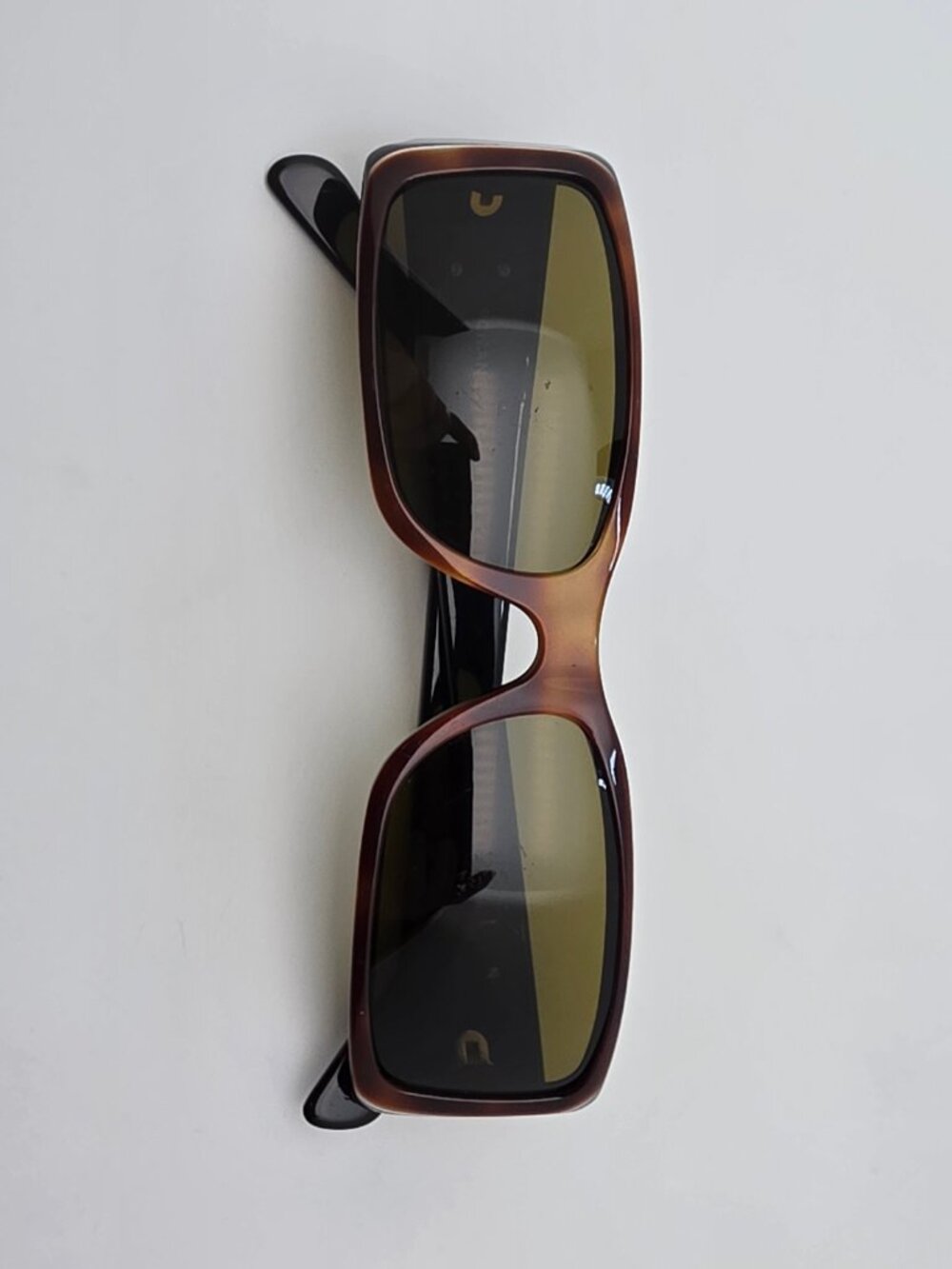 Chanel 5078 c 818/73 Tortoise Black Frame Green Lens Rectangular Sunglasses 54mm - Picture 10 of 16